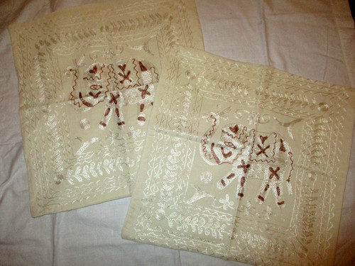 Elephants white pair - white,