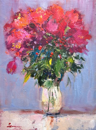 Floral original oil - original, painting