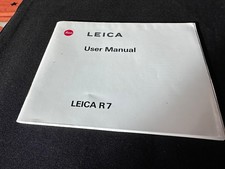 Leica R7 manual in English