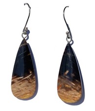 Fossil Palm Root Teardrop
