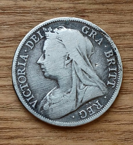 1899 victoria half crown - victoria,