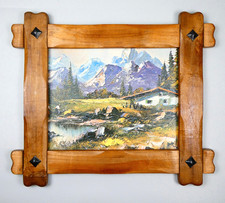 Vintage Rustic Alpine Mountain