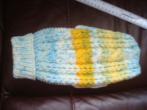 Hand knitted dog jumper small - jumper,