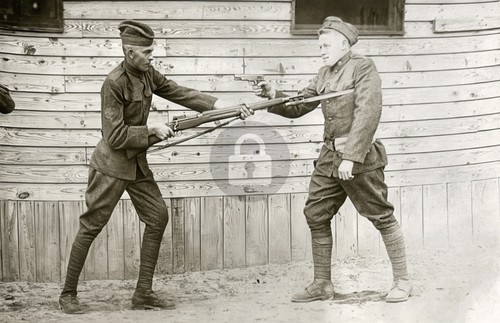 Ww1 soldiers m1903 rifle - us,