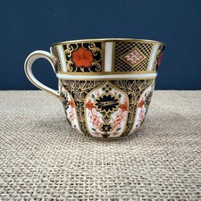 ANTIQUE ROYAL CROWN DERBY OLD IMARI HAND PAINTED GOLD ENGLISH BONE CHINA TEACUP