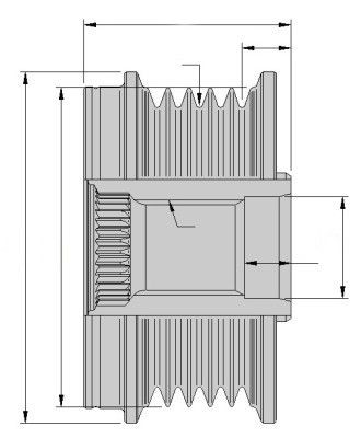 Fits hella 9xu 358 038 - 9xu,