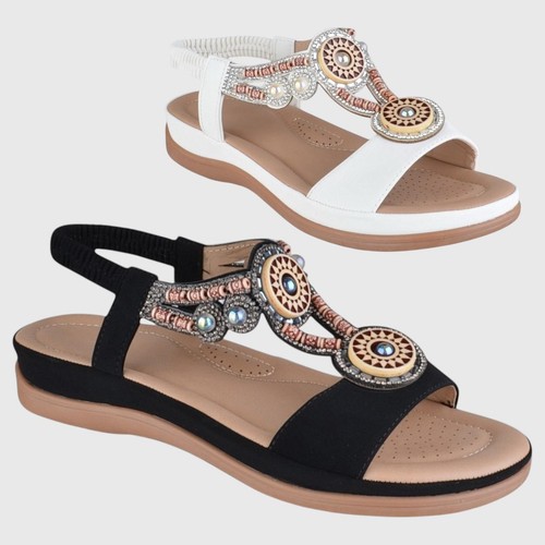 Ladies womens flat low - low, heel