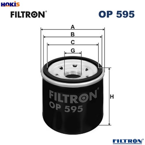 Oil filter 595 - 595, mazda