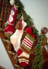 Knitting pattern copy 2578.   Christmas stockings.  24 inches long