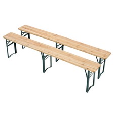 2X 197cm Garden Bench Outdoor