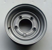 12" TRAILER WHEEL RIM ONLY - 4.5J - 5 STUD 6.5" PCD SILVER RIM - 0MM OFFSET