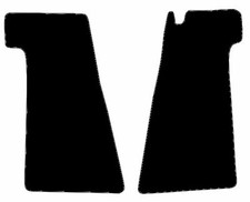 Tailored For TVR 280 Wedge 1980-1987 Black Basic Car Mats Autostyle