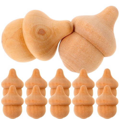 20pcs wooden acorns - 20pcs,