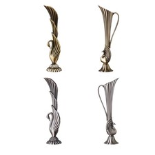Metal Peacocks Carving Vases