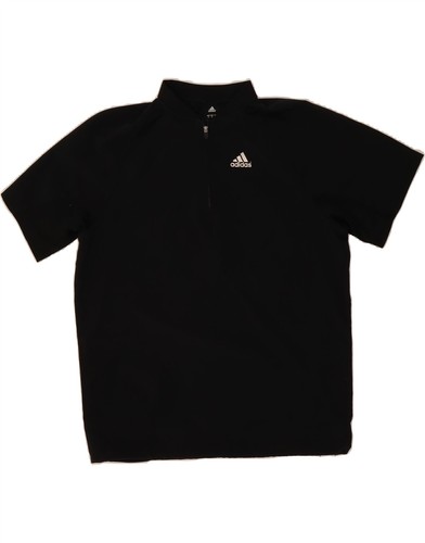 Adidas mens short sleeve zip - short,