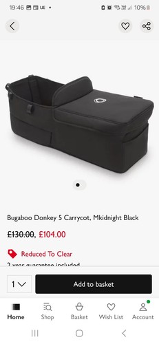Burberry donkey5 carrycot - burberry,