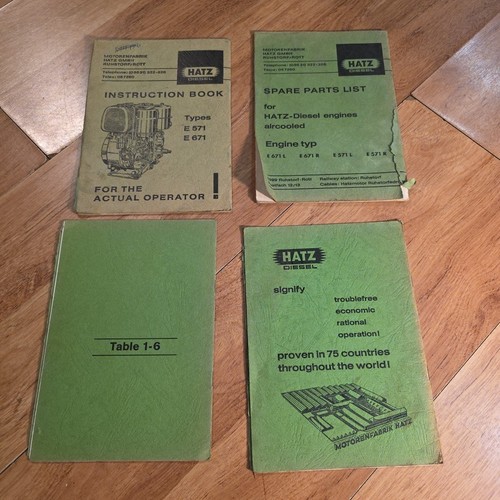 Hatz diesel engine e571 e671 - diesel,