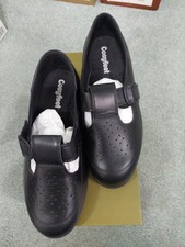 Brand New Cosyfeet Ladies Black Shoes Size 7 Wide Fit
