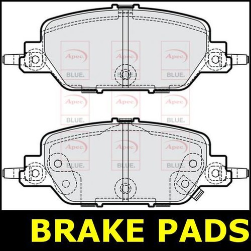 Brake pads rear - rear, for