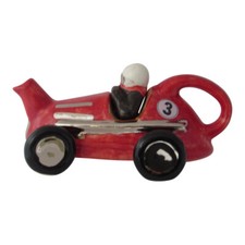 Racing Car Teapot One Cup Teapot Red Colourway Birthday Christmas Gift Ideas