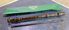 Yamaha Soprano Descant Brown Recorder Baroque Made In Japan