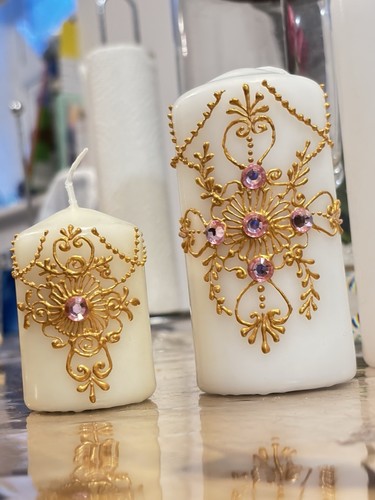 Home decor beautiful candle