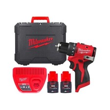 Milwaukee M12 BRUSHLESS COMPACT DRILL DRIVER KIT - 4933499687