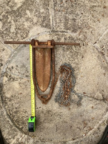 Vintage boat anchor sand - vintage,
