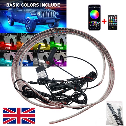 4pcs rgb led under car - 4pcs,
