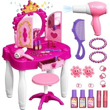 Kids vanity table chair set - &,