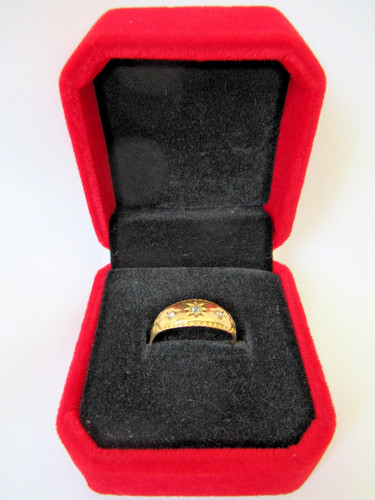 Antique 18ct gold diamonds - gold,, 3