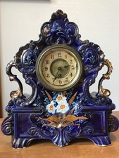 Large Ceramic Mantle Clock