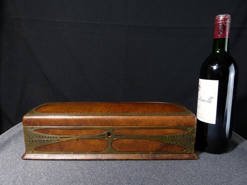 Antique display case wooden - antique,