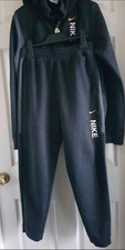 Boys Nike Hybrid Fleece Tracksuit Hoodie & Joggers Bundle Size XL Age 13 -14 