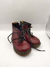 Dr Martens Brooklee Infant UK Size 6 Euro 23 Patent Leather Boots