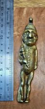 ANTIQUE NUTCRACKER BRASS PENELLEN IMP DOOR KNOCKER IDEAL GIFT UNUSUAL DESIGN 