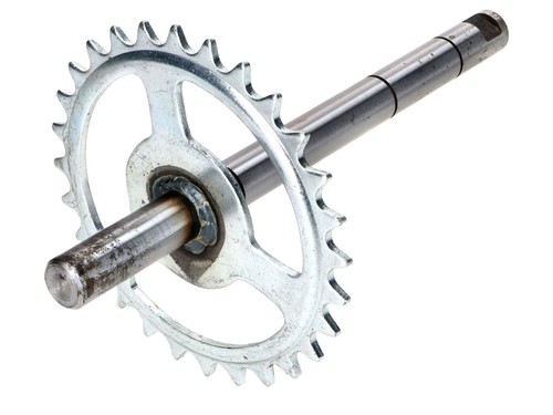 Pedal crank axle teeth - axle, 16mm