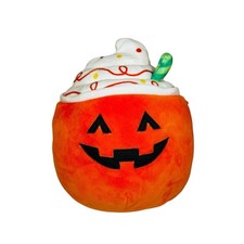 Squishmallow Lester The Pumpkin Spice Latte Soft Toy Plush Stuffed Animal 8”