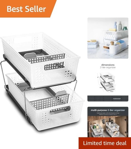 Durable tier bath storage - 2-tier,