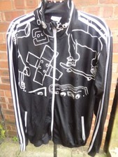 mens ADIDAS tracksuit top - size M ( 2010 ) god condition