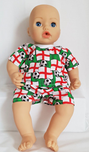 Boy dolls clothes football - 18",