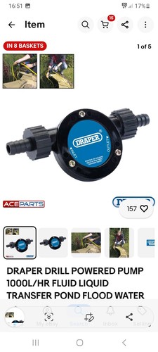Draper brill powered pump - brill,