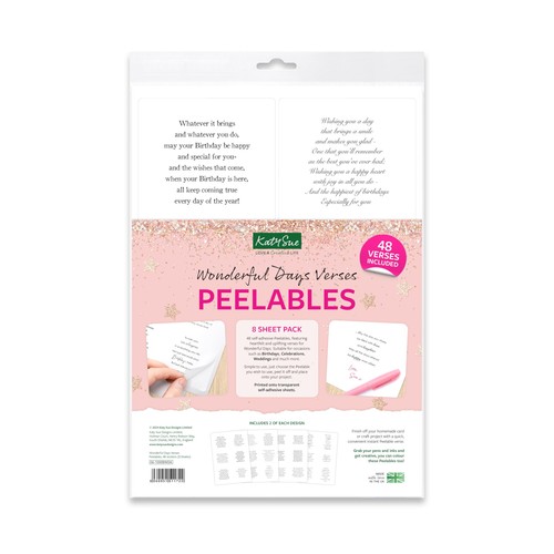 Peel off verses - peel, &