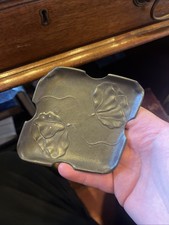 Tudric ? Pewter Dish Flowers