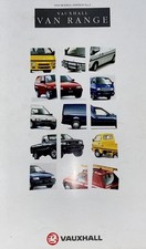 Vauxhall Van Range UK Brochure 1993 inc Astramax Midi Brava Nova van Astra Van