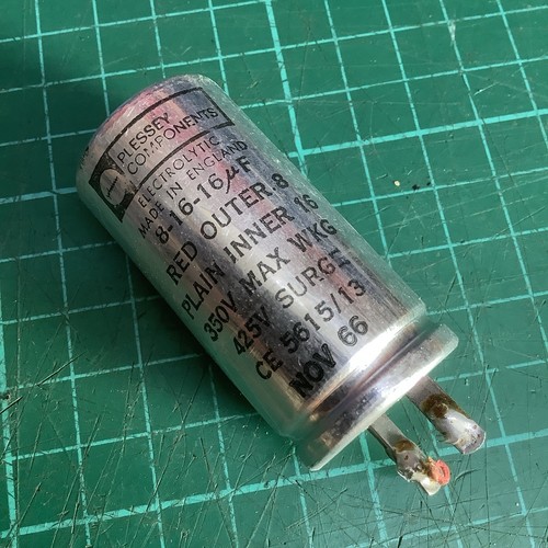 Vintage plessey capacitor - vintage,