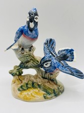Vtg Beswick Double Blue Jay