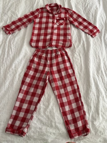 Girl checked pyjamas - girl, 5-6