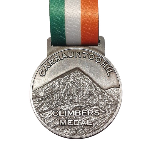 Carrauntoohil climbers medal - climbers,