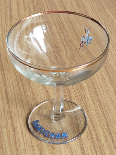 Vintage babycham glasses - babycham,